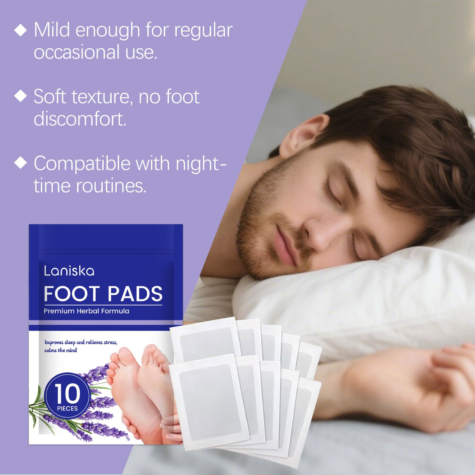 Sleep-aid Soothing Foot Patches