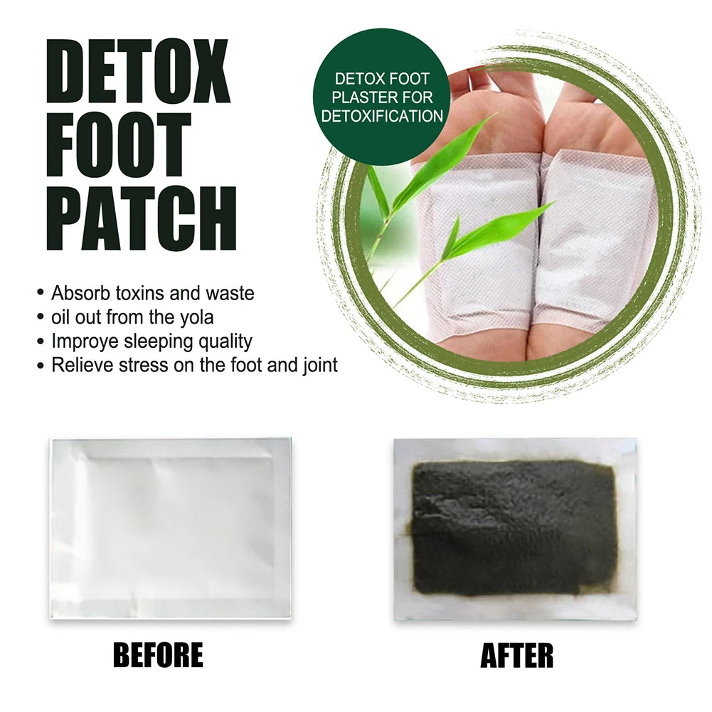 10-100PCS Detox Foot Patches Stress Relief Feet Deep Sleep Herbal Detox Sticker Clean Relieve Stress For Foot Care Tools